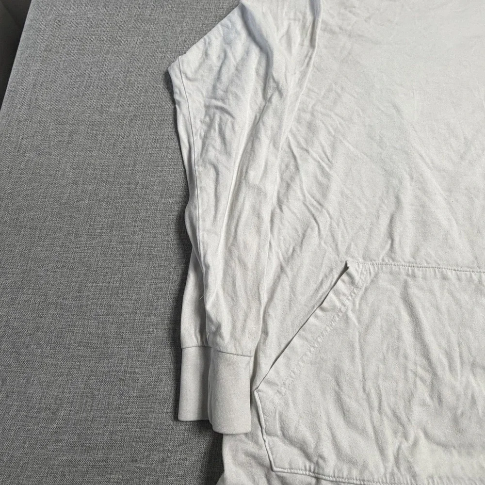 Nike Jordan Hoodie Mens‎ M White Pullover Hooded Lightweight Pockets Embroidered